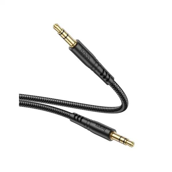 کابل صدا 1 به 1 مدل UPA24 برند HOCO هوکو مشکی-کنفی-متراژ1-AUX -گارانتی  ه