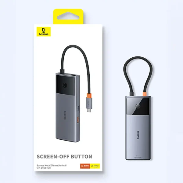 هاب TYPE C مدل OH98 برند BASEUS بیسوس هاب 11 پورت - گارانتی آونگ