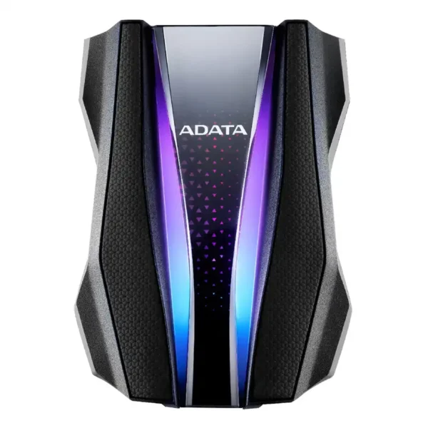 هارد HDD مدل HD770G برند ADATA اکسترنال مشکی - 1TB - RGB - گارانتی آونگ