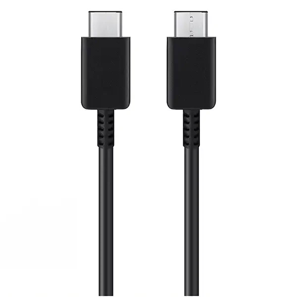 کابل شارژ اورجینال TYPE C TO TYPE C برند SAMSUNG سامسونگ  متراژ 1.5 - مشکی -