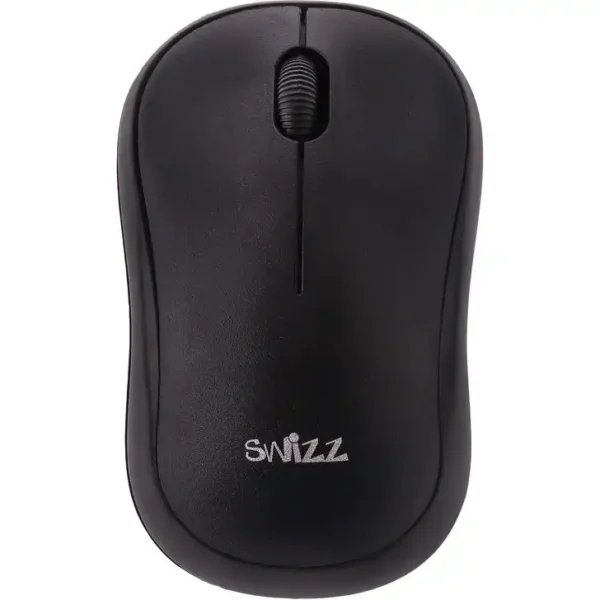 موس بیسیم مدل SWM-2025 برند SWIZZ سویز مشکی - شارژی - گارانتی سویز 12 ماه