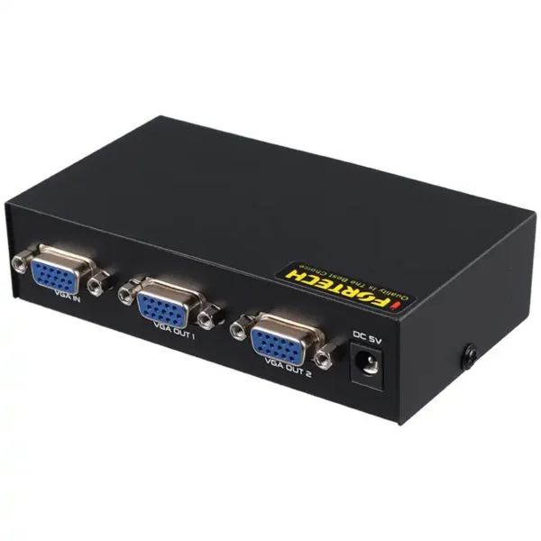 سوییچ VGA 2 PORT  برند IFORTECH ایفورتک  مشکی