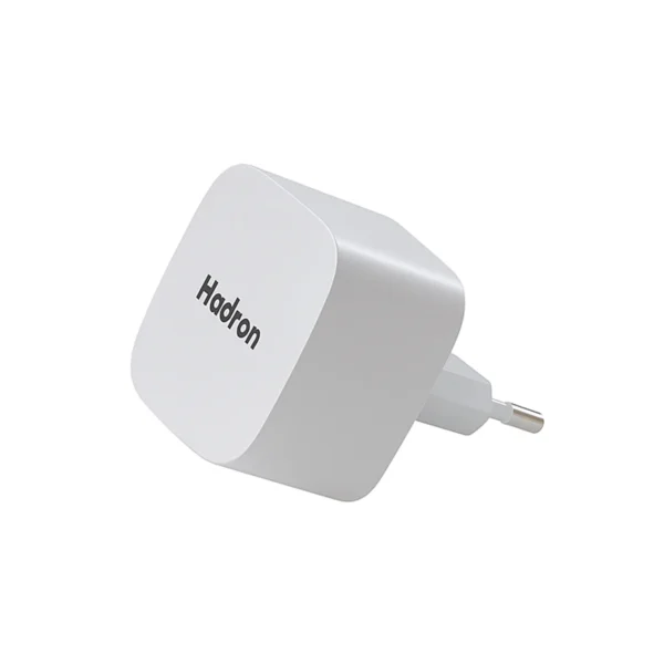شارژر TYPE C مدل C 1013 برند HADRON هدرون  سفید - 33W - GAN - گارانتی 24 ماه