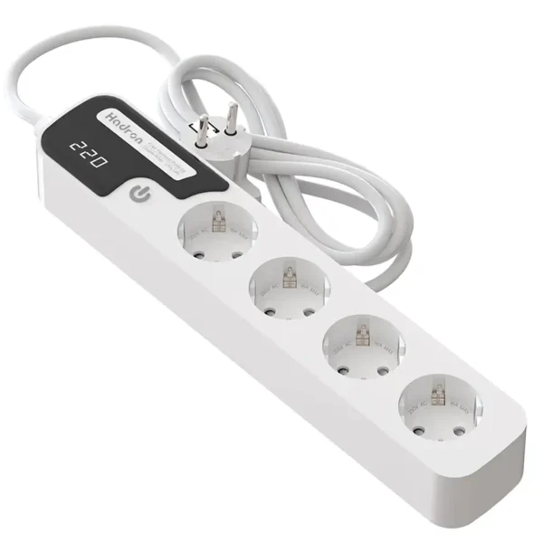 چند راهی برق 4 خانه مدل P244 برند HADRON