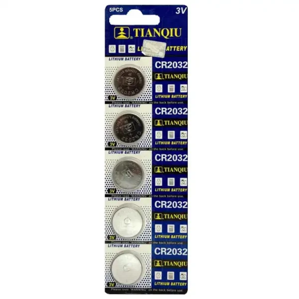 باتری 2032 برند TIANQIU بسته 5 عدد