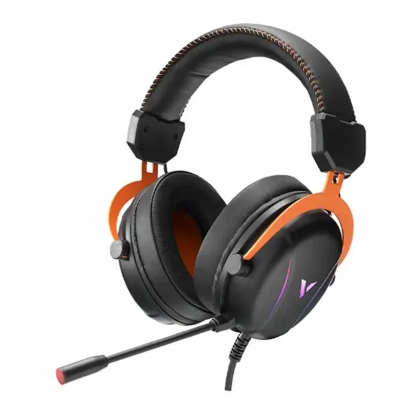 هدست سیم دار گیمینگ مدل VH350S برند RAPOO رپو  مشکی - USB&RGB - کانال صدای 7.1 - گارانتی پانا