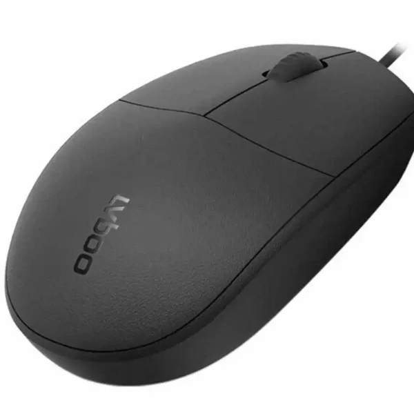 موس سیم دار مدل N100 برند رپو RAPOO USB - متراژ 1.5 - مشکی گارانتی پانا 18 ماه
