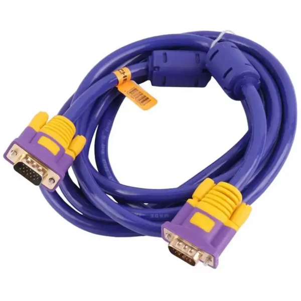 کابل VGA مدل MR-257 برند MACHER مچر متراژ 3 - 9*3 - ابی
