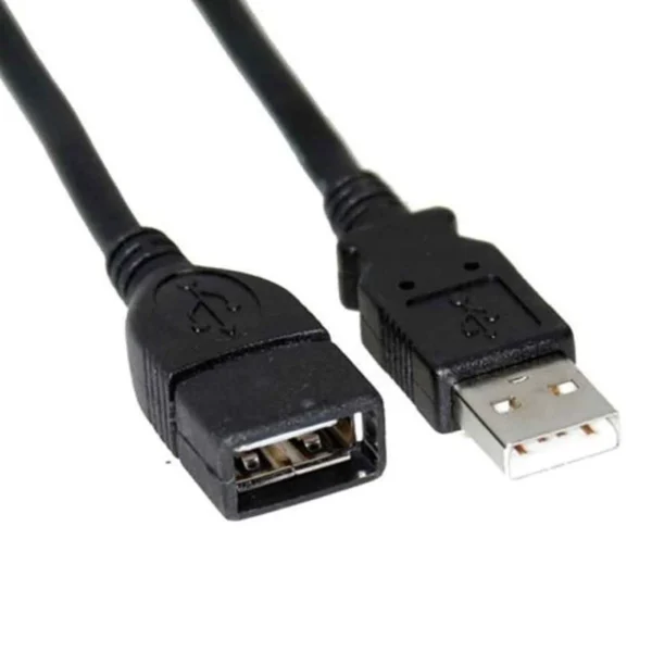 کابل افزایش USB2.0 برند VORTEX ورتکس  متراژ 5 - پک پلاستیکی