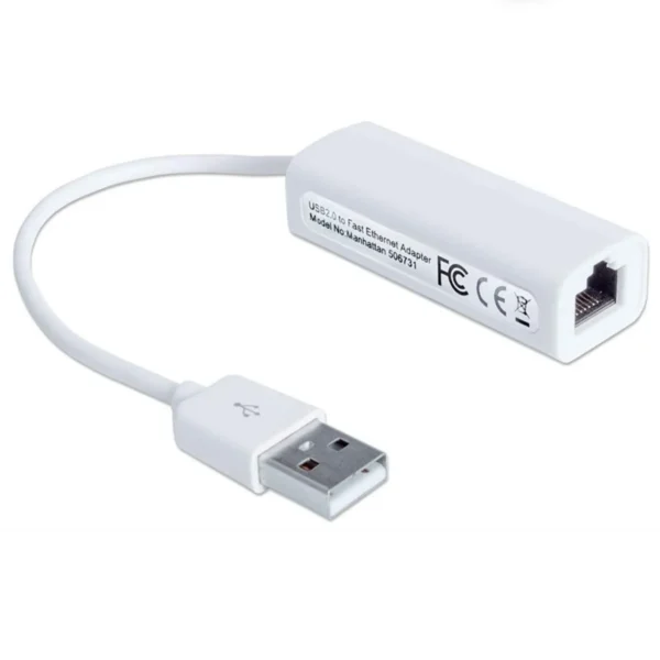 تبدیل USB TO LAN 10/100 برند VENETOLINK ونتولینک  سفید