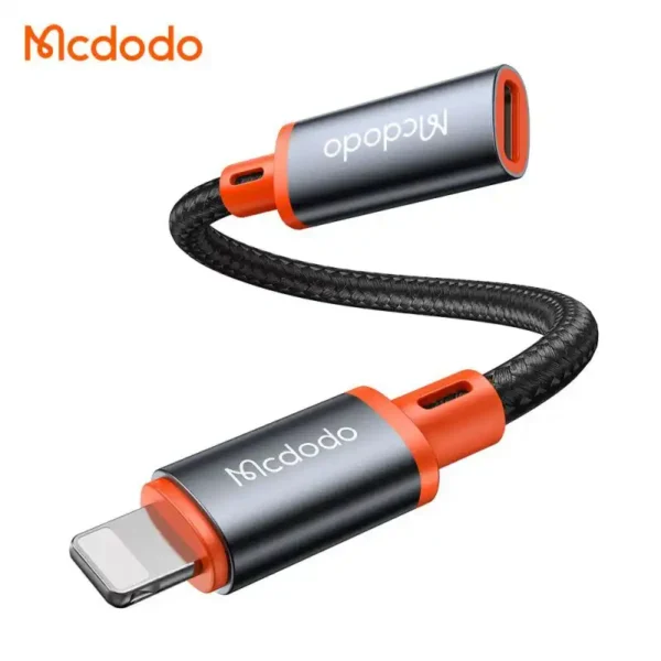 تبدیل شارژ TYPE C TO LIGHTNING مدل CA-1440 برند MCDODO مکدودو گارانتی سهند گستر 6 ماه