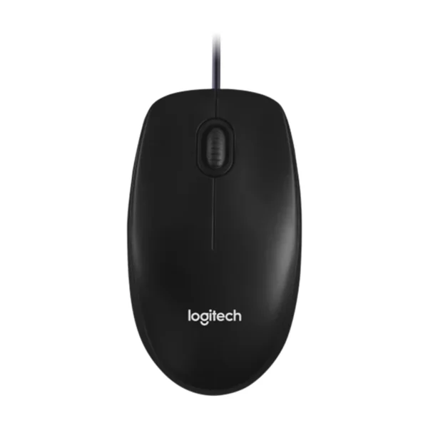 موس سیم دار مدل M100 برند LOGITECH لاجیتک مشکی - گارانتی میکان پاسار گارد