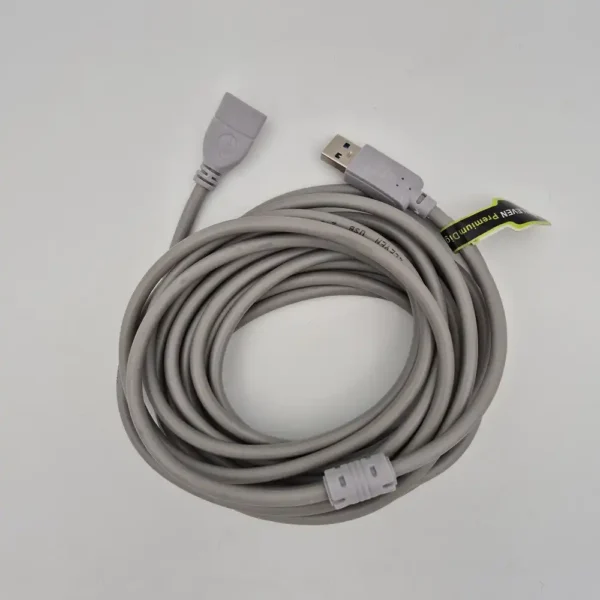 کابل افزایش USB2.0  برند ELEVEN الون  متراژ 5-رنگ طوسی گارانتی رایان آروند 12 ماه