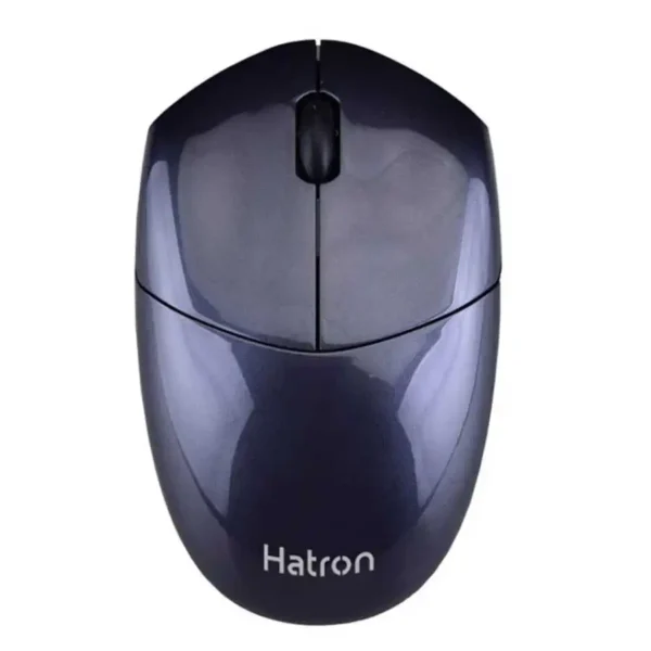موس بیسیم مدل HMW398SL برند HATRON  هترون-بی صدا-رنگ مشکی- گارانتی فورتیم