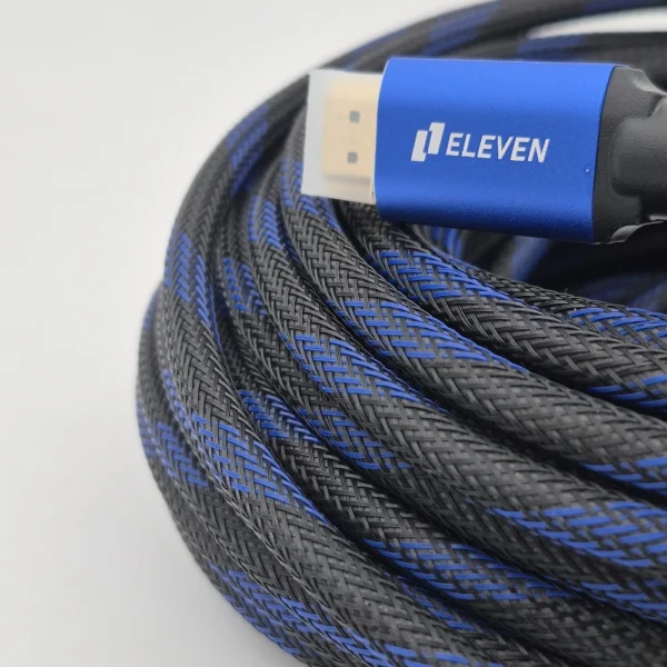 کابل HDMI  برند ELEVEN  الون  متراژ 20 - آبی مشکی - 1080P