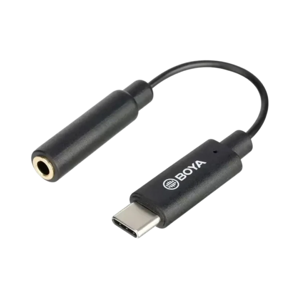 تبدیل TYPE C TO AUX برند BOYA بویا مشکی -
