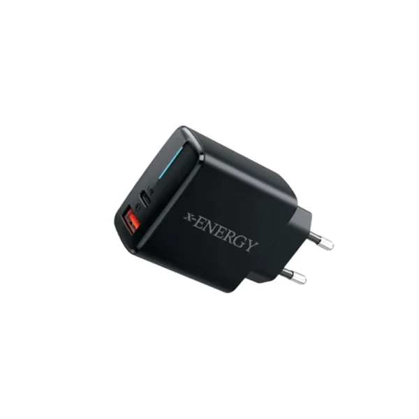 شارژر موبایل  مدل X-525N برند ایکس انرجی X-ENERGY TYPE-C+USB+PD25W+گارانتی IPM