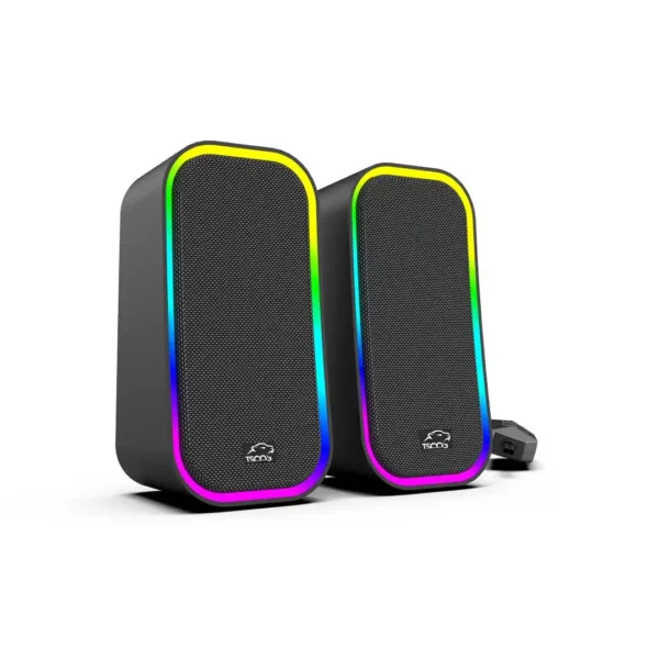 اسپیکر 2 تکه مدل TS2076 برند TSCO تسکو  مشکی - گیمینگ - 6W - گارانتی توسن سیستم