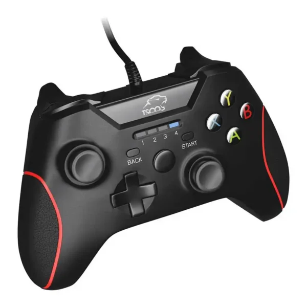 دسته بازی سیم دار مدل TG 120 برند TSCO تسکو  مشکی - گارانتی توسن سیستم