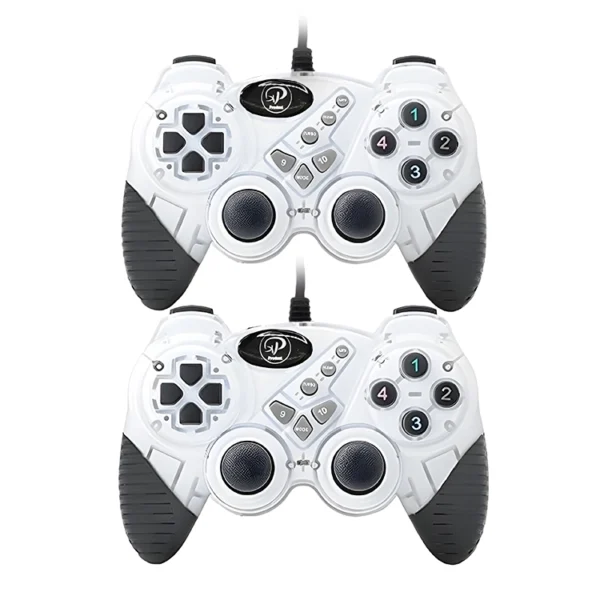 دسته بازی دوبل فانتزی مدل MX216N برند XP اکس پی  سفید