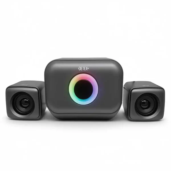 اسپیکر 3 تکه مدل 913 برند DETEX دی تکس  بلوتوث - 6W&5W - خاکستری