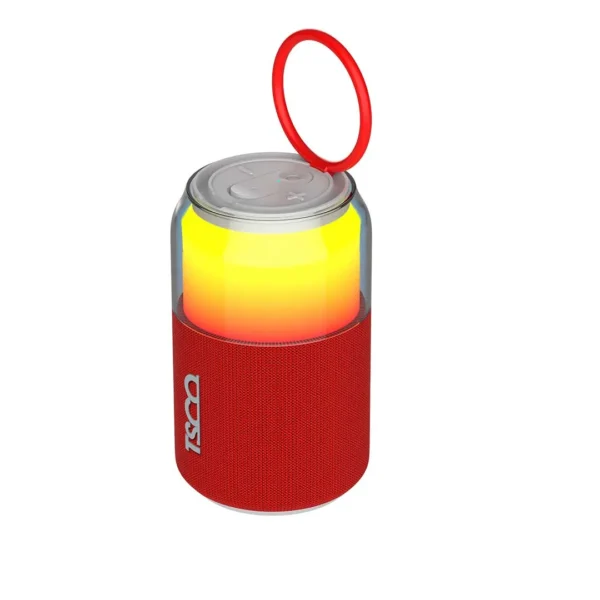 اسپیکر بیسیم مدل TS23122 برند TSCO تسکو - طرح قوطی قرمز - RGB - 5W - MAH1800-گارانتی توسن سیستم