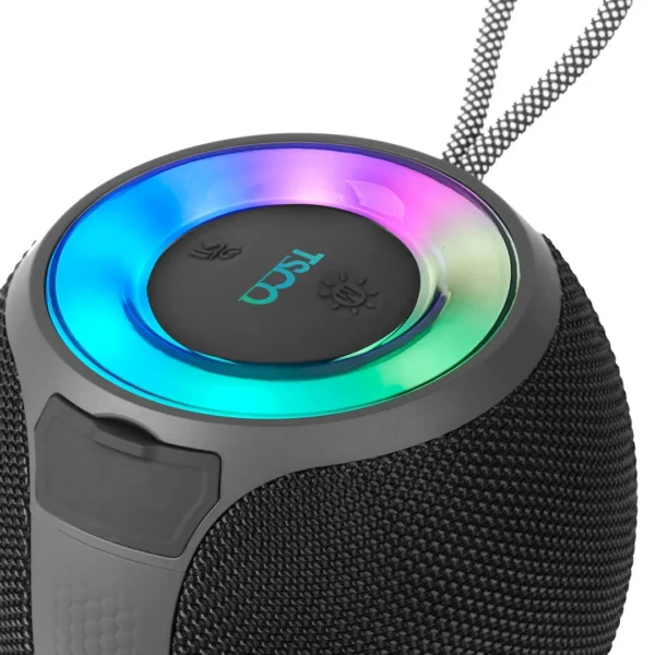 اسپیکر بیسیم مدل TS23125 برند TSCO تسکو  مشکی-RGB-8W-MAH1800-گارانتی توسن سیستم