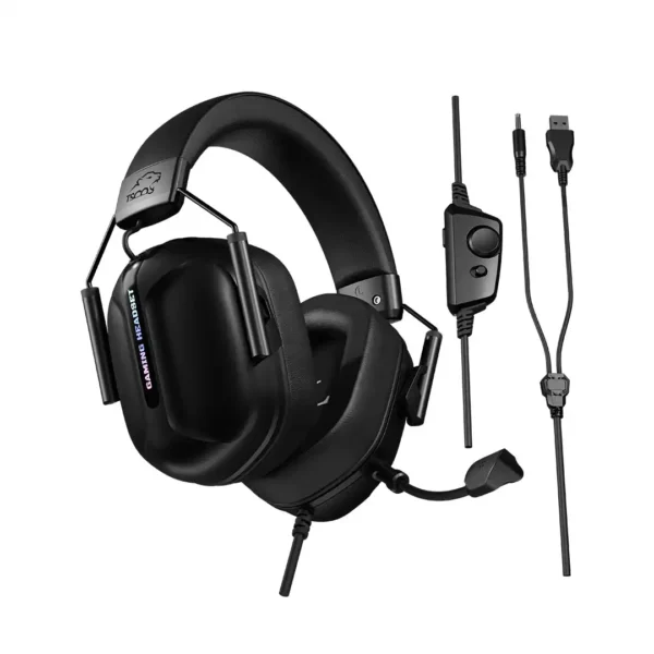 هدست سیم دار گیمینگ مدل GH5161 برند TSCO تسکو  متراژ 2 - مشکی - RGB - گارانتی توسن سیستم