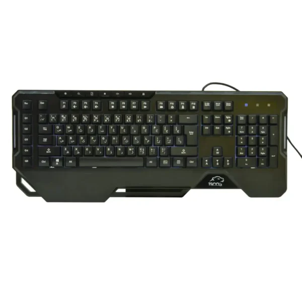 کیبورد سیم دار گیمینگ مدل GK 8126 برند TSCO تسکو  مشکی - سوییچ ممبران - RGB - گارانتی توسن سیستم