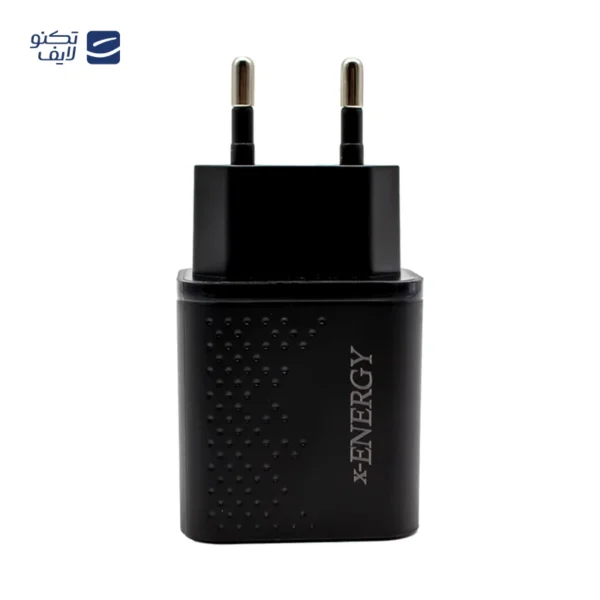 شارژر TYPE C&USB مدل X-520N  برند X-ENERGY  مشکی - 20W - گارانتی IPM