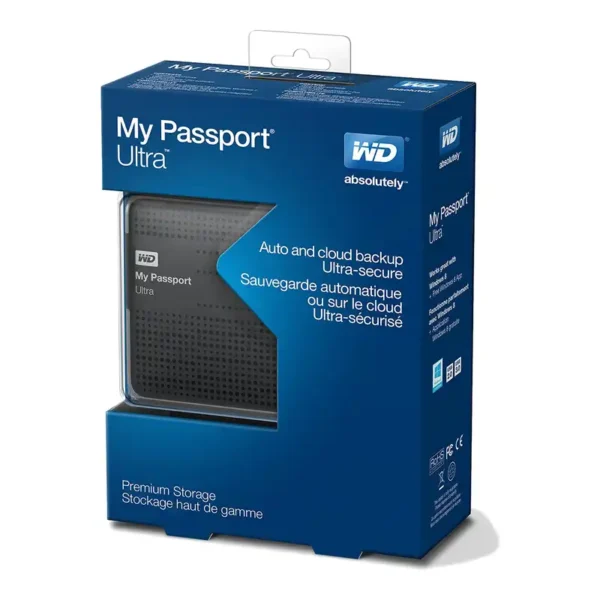 قاب هارد 2.5 اینچ مدل MY PASSPORT برند WD پک آبی - اورجینال