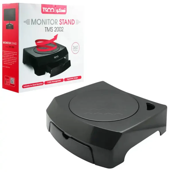 زیر مانیتوری مدل TMS 2002 برند TSCO تسکو  مشکی - چرخشی - کشو دار