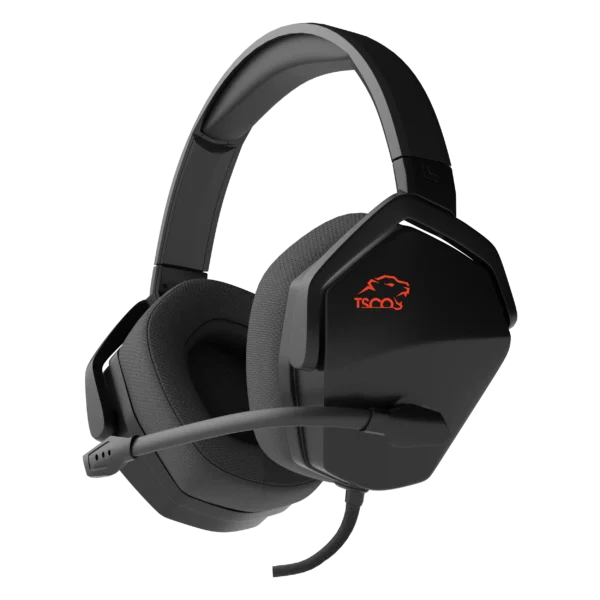 هدست سیم دار گیمینگ مدل TH 5156 برند TSCO تسکو  مشکی - USB&AUX - گارانتی توسن سیستم