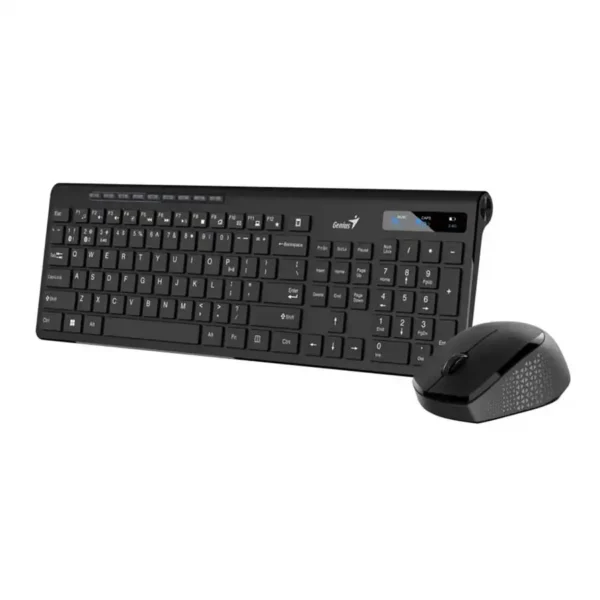 کیبورد و موس بیسیم مدل KM-8230 برند GENIUS جنیوس  مشکی - بلوتوث - گارانتی شاپ