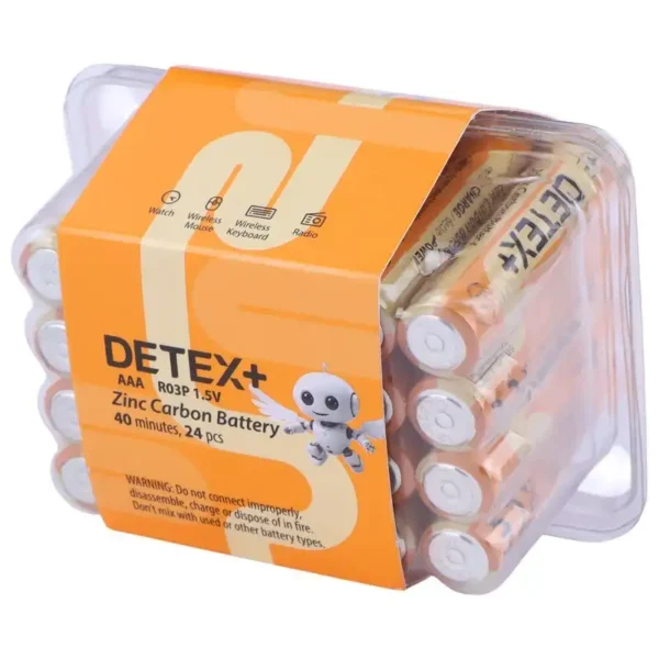 باتری قلم شیرینگ برند DETEX دی تکس 24 عددی