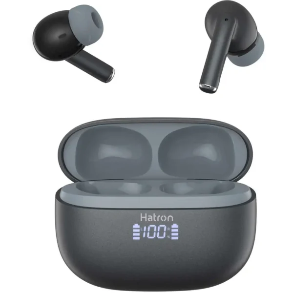 ایرپاد مدل HTW410D برند HATRON هترون  مشکی - ANC&ENC - 4 MICS - گارانتی فورتیم