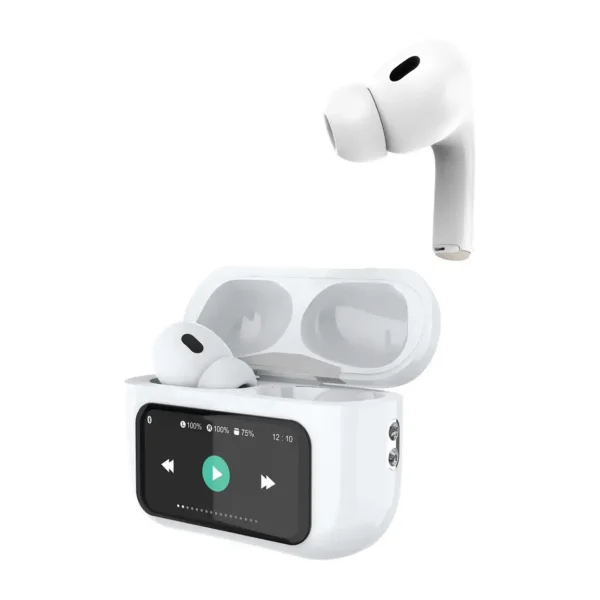 ایرپاد مدل HTW820T برند HATRON هترون سفید - LCD - ANC&ENC - گارانتی فورتیم