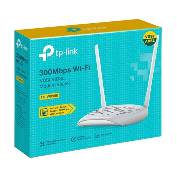 مودم ADSL VDSL مدل 9950 برند TP-LINK تی پی لینک گارانتی 3 سال زولتریکس