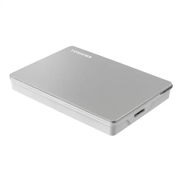 هارد HDD مدل CANVIO FLEX برند TOSHIBA توشیبا  اکسترنال - 4TB - نقره ای - گارانتی ماتریکس