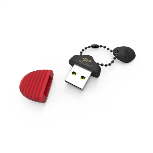 فلش مدل J30 برند SILICON POWER سیلیکون پاور  64GB - USB3.2 - قرمز - گارانتی متین