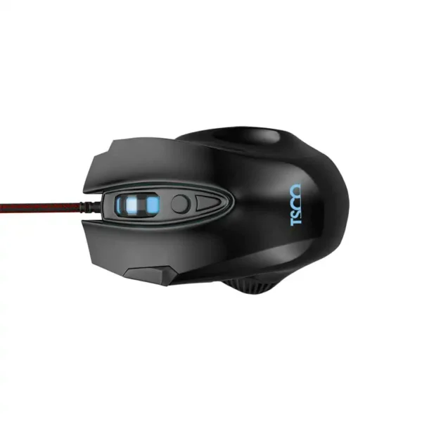 موس سیم دار مدل TM2027GA برند TSCO تسکو مشکی - DPI 7200 - کنفی - گارانتی توسن سیستم