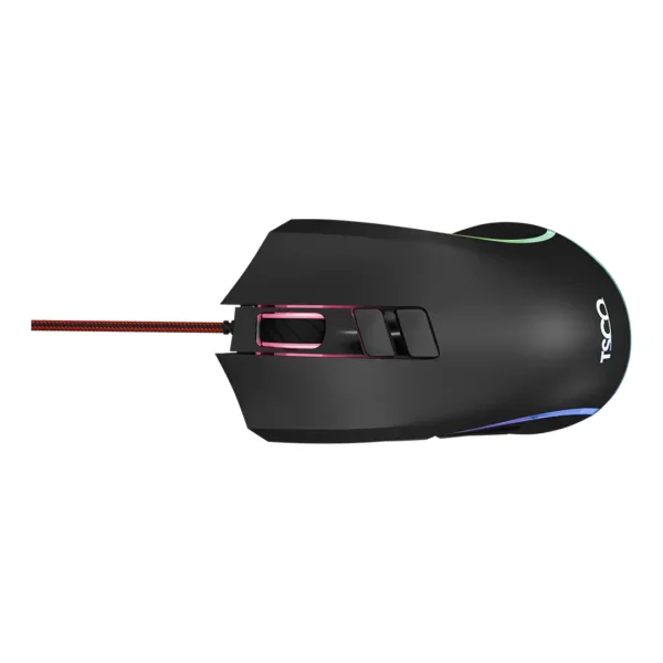 موس سیم دار مدل TM 775GA برند TSCO تسکو مشکی - کنفی - DPI 128000 - گارانتی تسون سیستم
