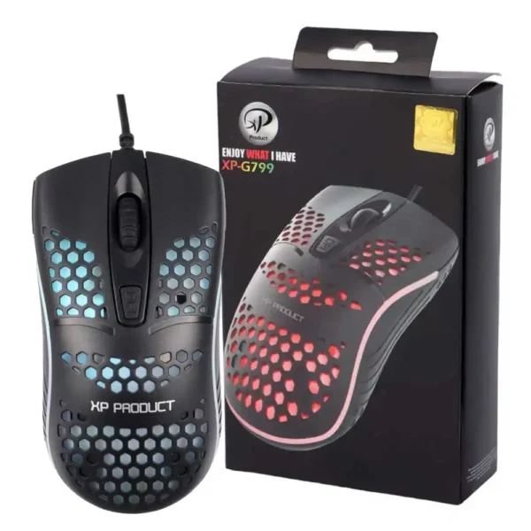 موس سیم دار مدل 799N برند XP اکس پی مشکی