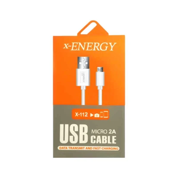 کابل شارژ MICRO مدل X-112 برند X-ENERGY  متراژ 2 - گارانتی IPM