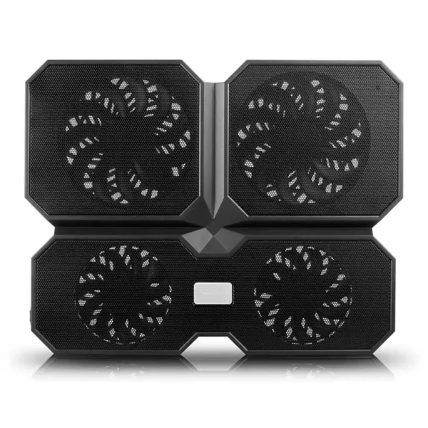 کول پد مدل MULTI CORE X6 برند DEEP COOL دیپ کول-مناسب تا لپ تاپ 17 اینچ- مشکی - 4 فن - گارانتی نیکان پاسارگاد