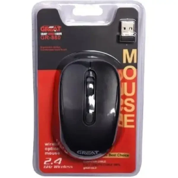 موس مدل 760  بیسیم GREAT گارانتی تست و اصالت کالا