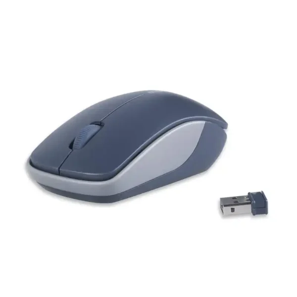 موس بیسیم مدل GO18 برند MOFII آبی کاربنی - گارانتی سریر سرویس