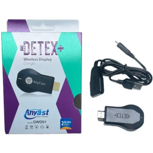 دانگل HDMI مدل DWD01 برند DETEX دی تکس مشکی -