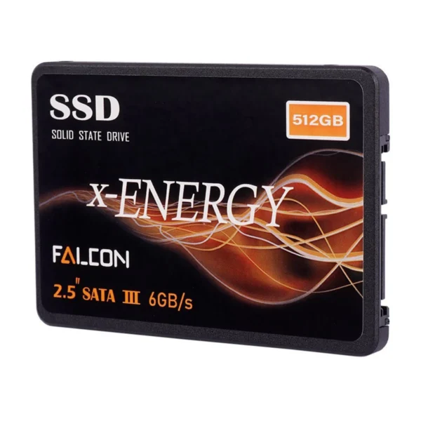 هارد SATA3 مدل FALCON برند X-ENERGY 512GB گارانتی IPM