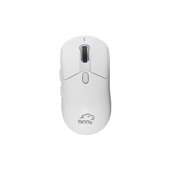 موس سیم دار گیمینگ مدل GM2033 برند TSCO تسکو  سفید - بیسیم - RGB - MAH650 - گارانتی توسن سیستم